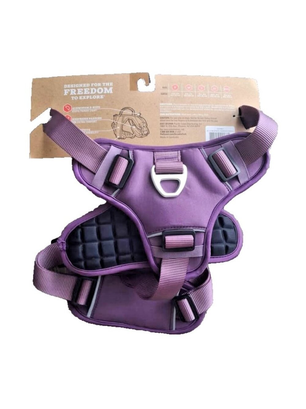 ARCADIA TRAIL NEOPRENE DOG HARNESS SIZE LARGE NWT